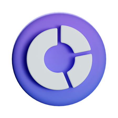 Pie Chart  3D Icon