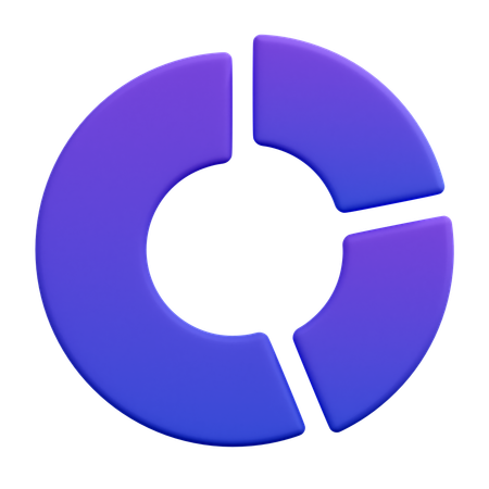 Pie Chart  3D Icon
