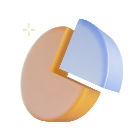 Pie Chart 3D Icon
