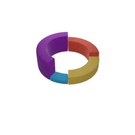 Pie Chart  3D Icon