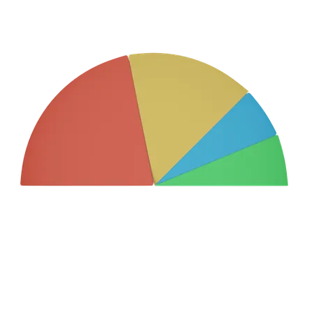 Pie Chart  3D Icon