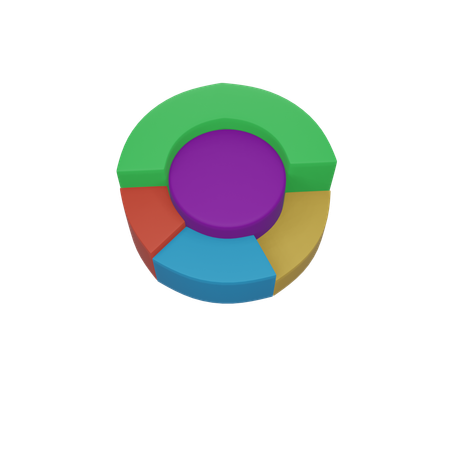 Pie Chart  3D Icon