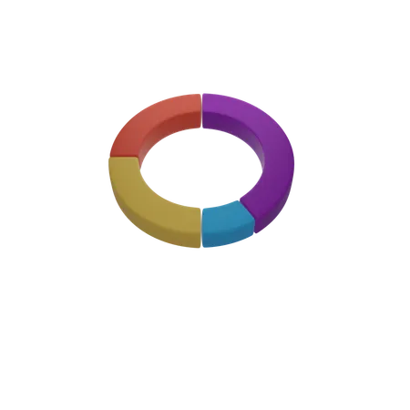 Pie Chart  3D Icon