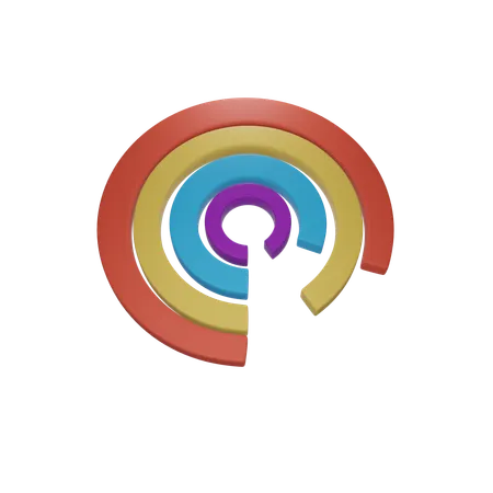 Pie Chart  3D Icon