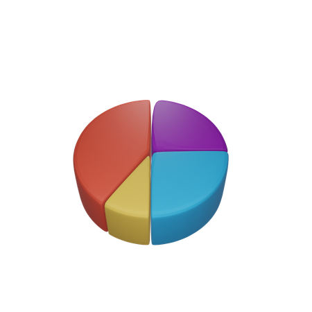 Pie Chart  3D Icon