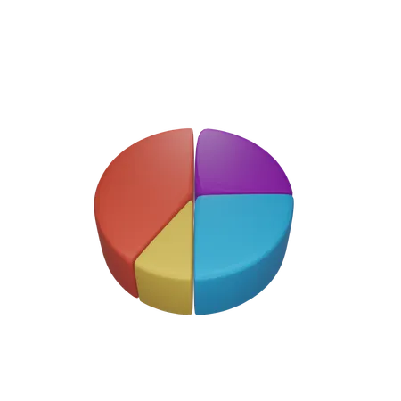Pie Chart  3D Icon