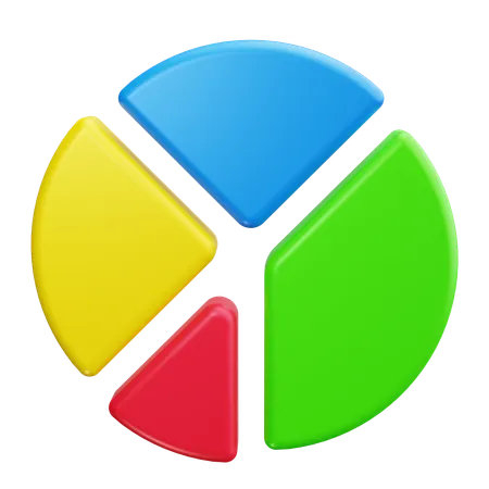 Pie Chart  3D Icon