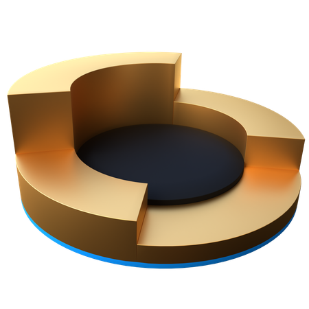 Pie Chart  3D Icon