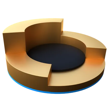 Pie Chart  3D Icon