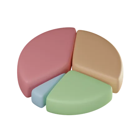 Pie Chart  3D Icon