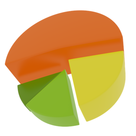 Pie Chart  3D Icon