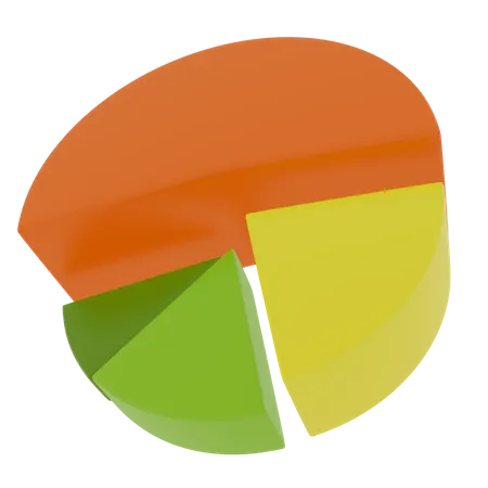 Pie Chart  3D Icon