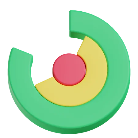 Pie chart  3D Icon