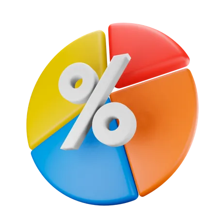 Pie Chart  3D Icon