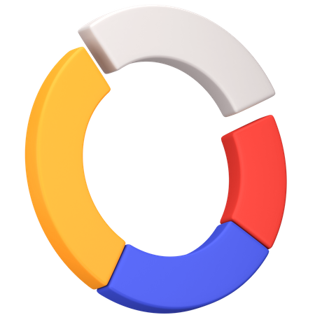 Pie Chart  3D Icon