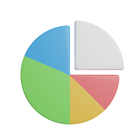 Pie Chart  3D Icon