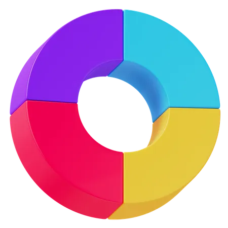 Pie Chart  3D Icon