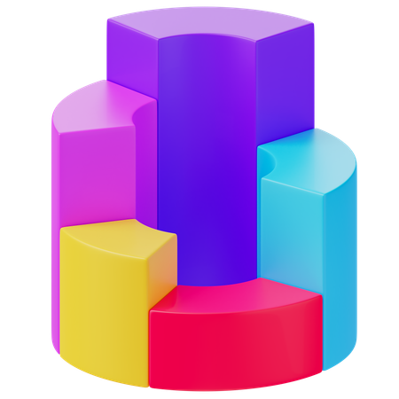 Pie Chart  3D Icon