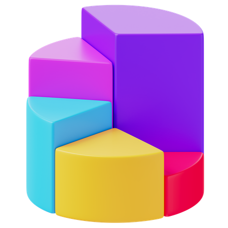 Pie Chart  3D Icon