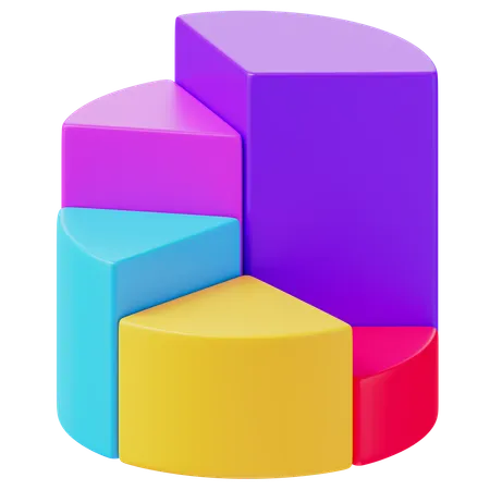 Pie Chart  3D Icon