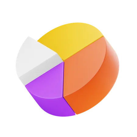 Pie Chart  3D Icon