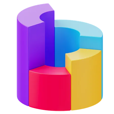 Pie Chart  3D Icon