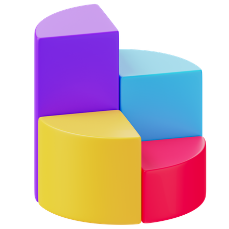 Pie Chart  3D Icon