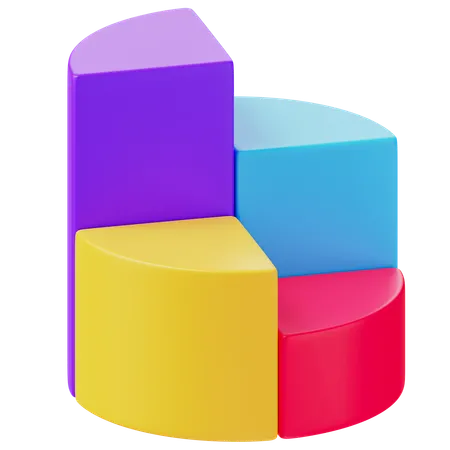 Pie Chart  3D Icon