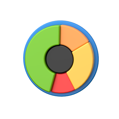 Pie Chart  3D Icon