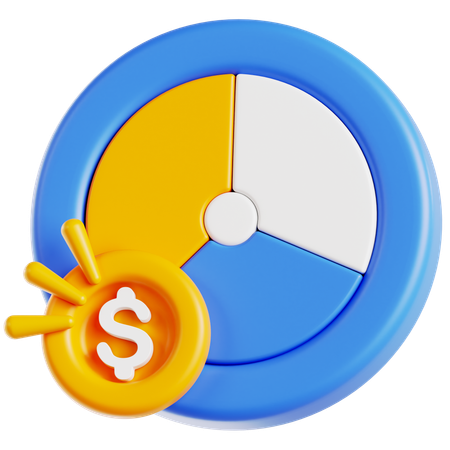 Pie Chart  3D Icon