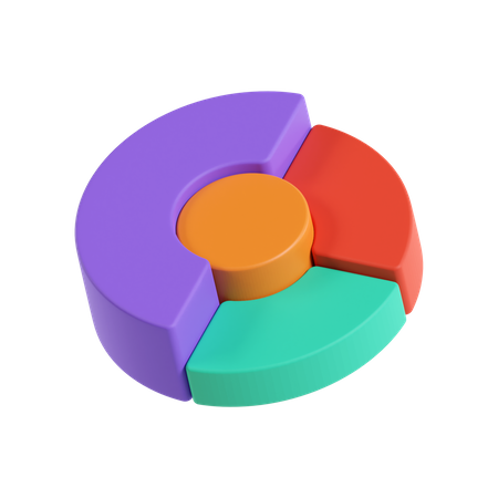 Pie Chart  3D Icon