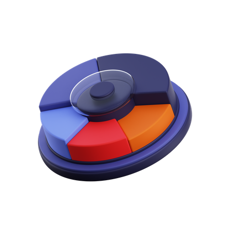 Pie Chart  3D Icon