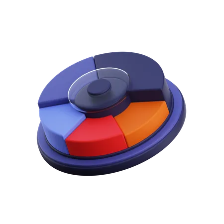 Pie Chart  3D Icon