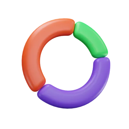 Pie Chart  3D Icon