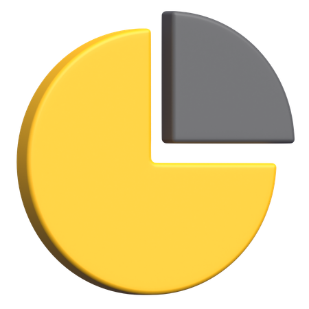 Pie Chart  3D Icon