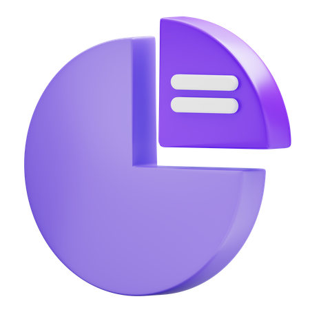 Pie chart  3D Icon