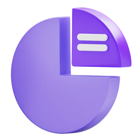 Pie chart  3D Icon