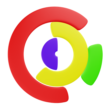 Pie Chart  3D Icon