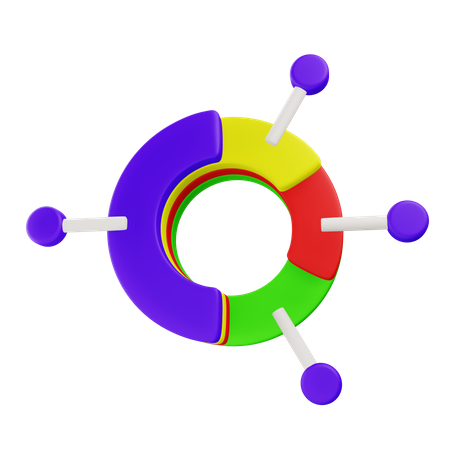 Pie Chart  3D Icon