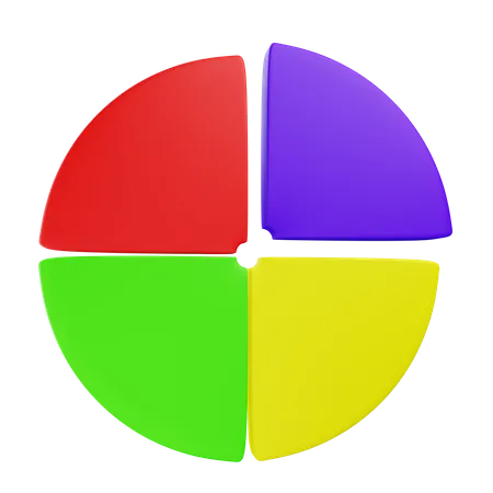 Pie Chart  3D Icon