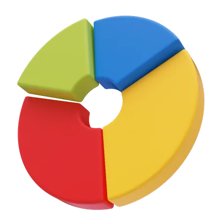 Pie Chart  3D Icon