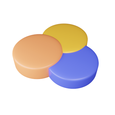 Pie Chart  3D Icon