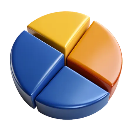 Pie chart  3D Icon