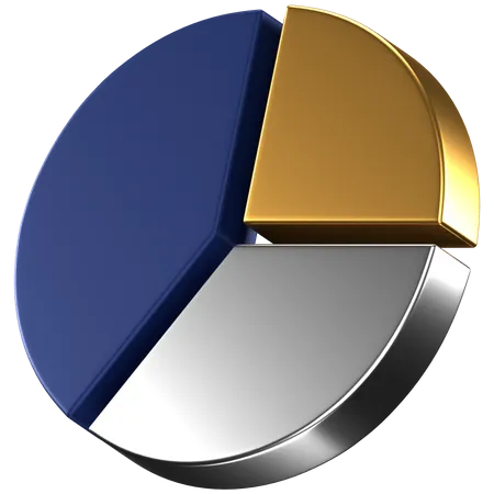 Pie Chart  3D Icon