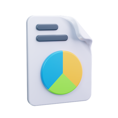 Pie Chart  3D Icon