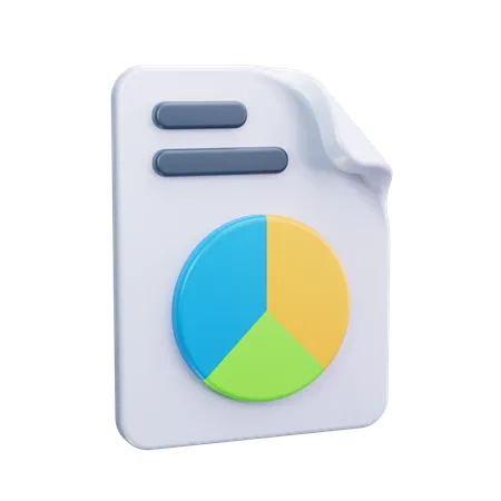 Pie Chart  3D Icon