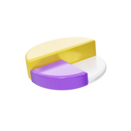 Pie Chart  3D Icon