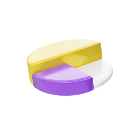 Pie Chart  3D Icon