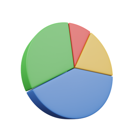 Pie Chart  3D Icon