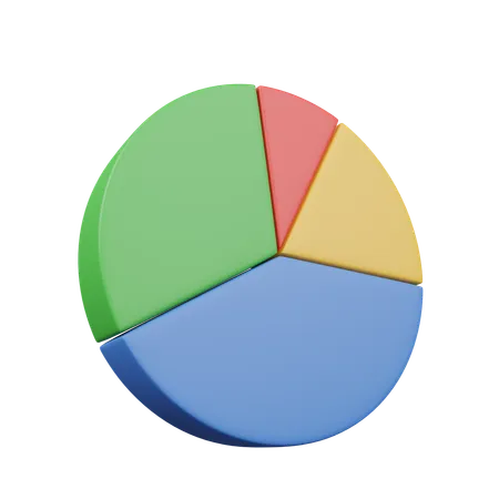 Pie Chart  3D Icon